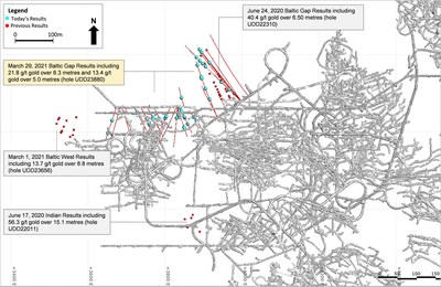 Figure 2: Baltic Gap Extension Drilling Location (Plan View) (CNW Group/Superior Gold)