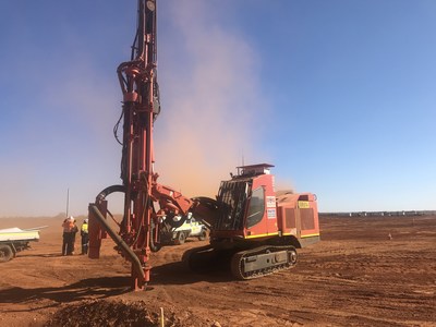 Figure 3 – Blast Hole Drilling (CNW Group/Superior Gold)