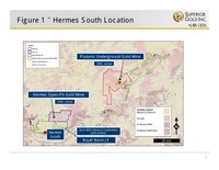 Figure 1 - Hermes South Location (CNW Group/Superior Gold)